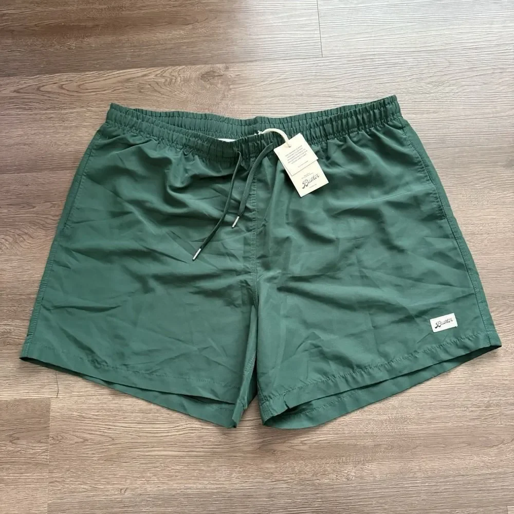 Bather SOLID PINE SWIM TRUNKS SHORTS Size XXL Green $95‎